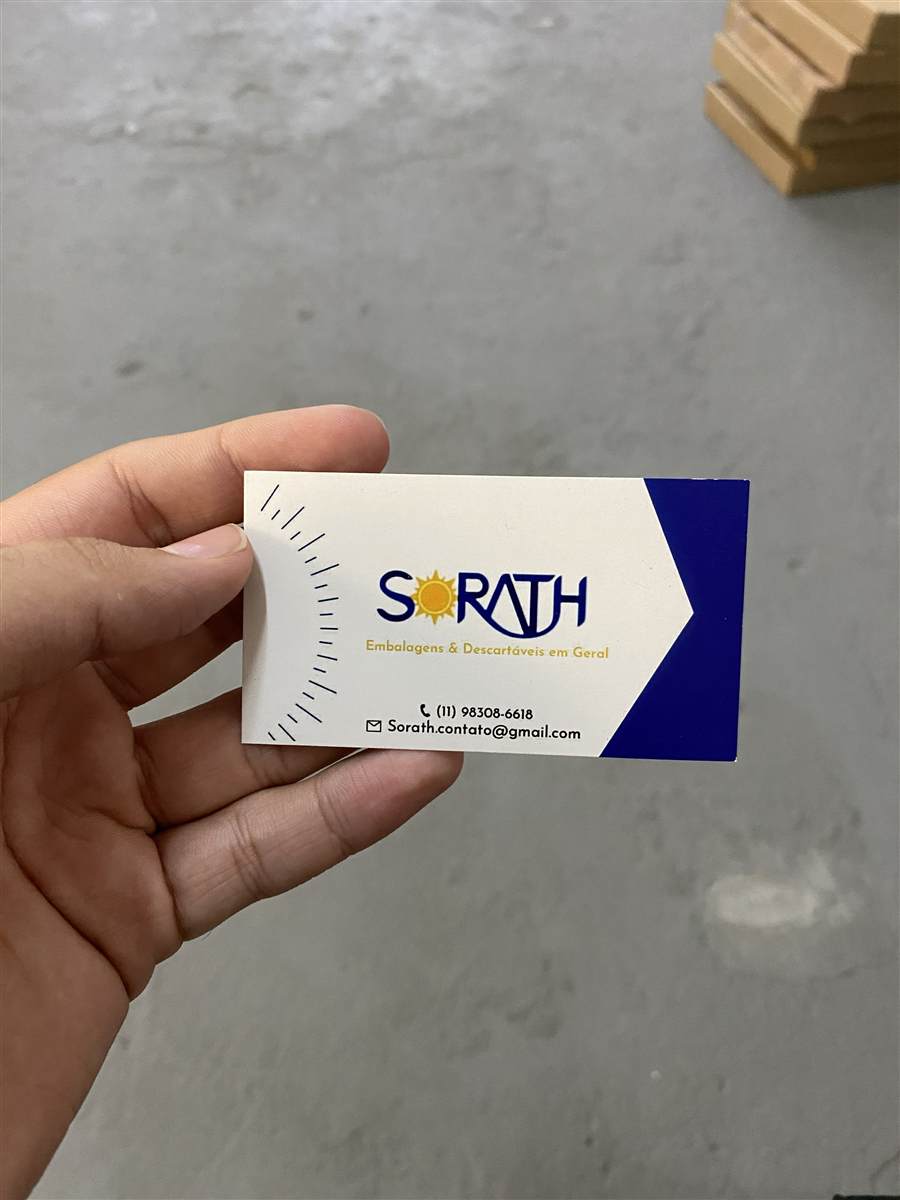 Cartão de visita impresso pela Tetti Gráfica